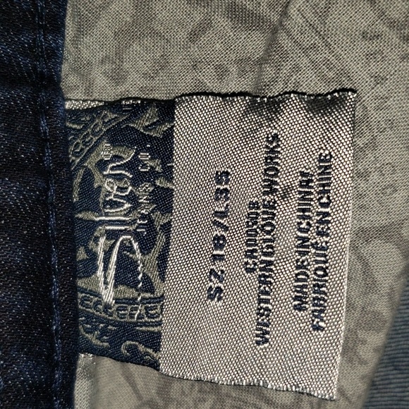 SILVER Francis Boot Cut Dark Wash Blue Denim Jeans Women's Size 18 - Picture 7 of 9